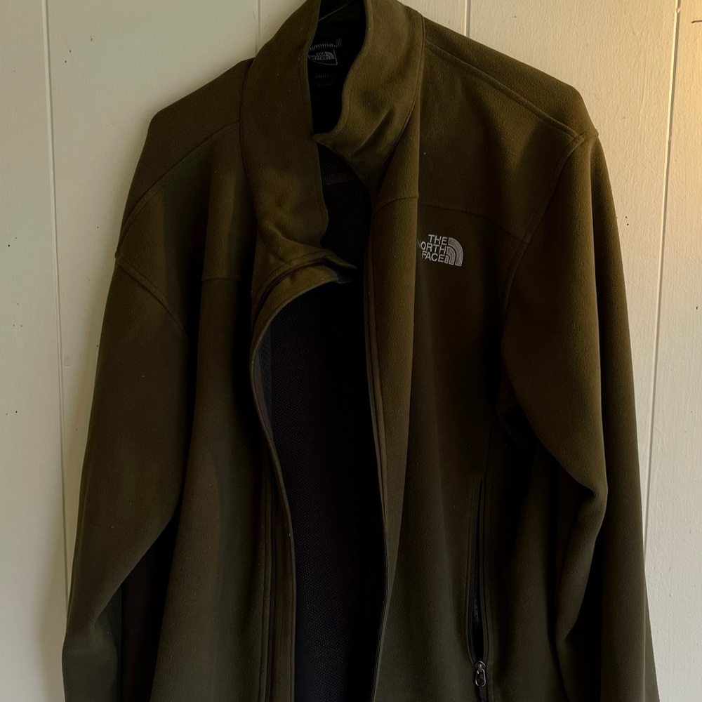 North Face fleece jacket.